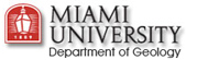 Department of Geology Miami University